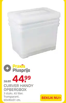 Praxis Curver handy opbergbox aanbieding