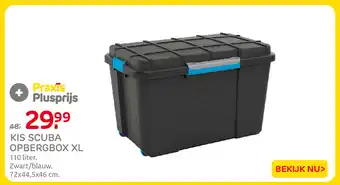 Praxis KIS SCUBA OPBERGBOX XL aanbieding