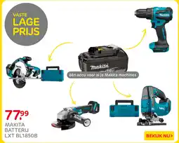 Praxis makita batterij lxt bl1850b aanbieding