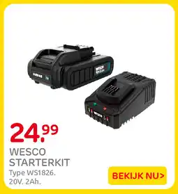 Praxis Wesco starterkit aanbieding