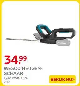Praxis Wesco heggen-schaar aanbieding