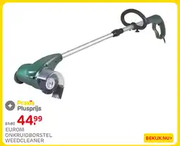 Praxis Eurom onkruidborstel weedcleaner aanbieding