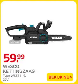 Praxis WESCO KETTINGZAAG aanbieding