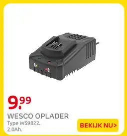 Praxis Wesco oplader aanbieding