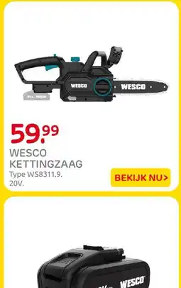 Praxis WESCO KETTINGZAAG aanbieding