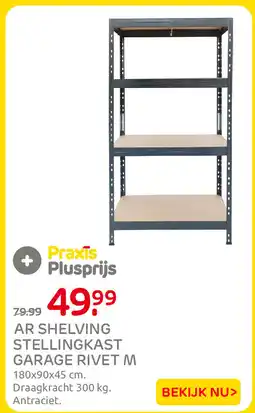 Praxis Praxis AR SHELVING STELLINGKAST GARAGE RIVET M aanbieding