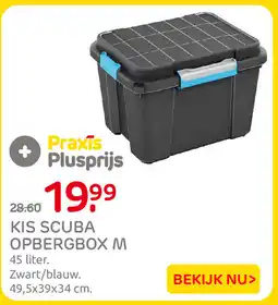Praxis Praxis KIS SCUBA OPBERGBOX M aanbieding