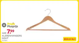 Praxis Praxis klerenhangers hout aanbieding