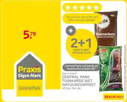 Praxis Praxis Central Park tuinaarde met natuurcompost aanbieding