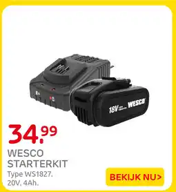 Praxis Wesco starterkit aanbieding