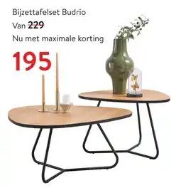 Profijt Meubel Budrio bijzettafelset aanbieding