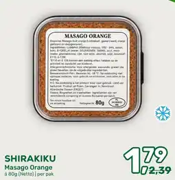 Amazing Oriëntal Shirakiku Masago Orange aanbieding