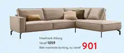 Profijt Meubel Hoekbank Alburg aanbieding