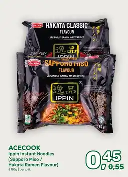 Amazing Oriëntal acecook ippin instant noodles aanbieding