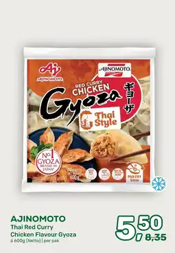 Amazing Oriëntal Ajinomoto Thai Red Curry Chicken Flavour Gyoza aanbieding