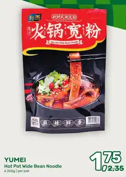 Amazing Oriëntal Yumei Hot Pot Wide Bean Noodle aanbieding