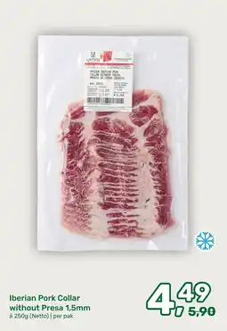 Amazing Oriëntal Iberian Pork Collar without Presa 1,5mm aanbieding