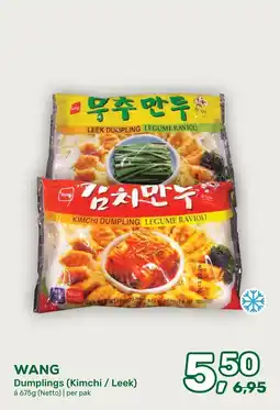 Amazing Oriëntal WANG Dumplings (Kimchi / Leek) aanbieding