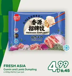 Amazing Oriëntal Fresh Asia Cumin and Lamb Dumpling aanbieding
