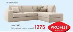 Profijt Meubel Profijs meubel Hoekbank Azara aanbieding