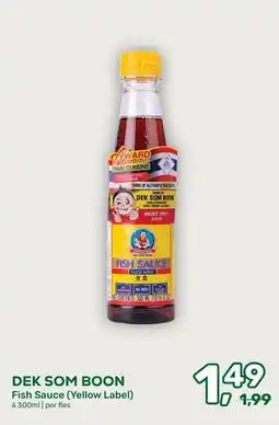 Amazing Oriëntal Dek som boon fish sauce (yellow label) aanbieding