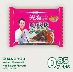 Amazing Oriëntal Guang You Instant Vermicelli Hot & Sour Flavour aanbieding