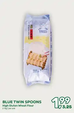 Amazing Oriëntal blue twin spoons high gluten wheat flour aanbieding