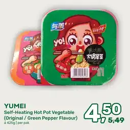 Amazing Oriëntal Yumei Self-Heating Hot Pot Vegetable aanbieding