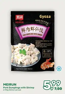 Amazing Oriëntal Meirun Pork Dumplings with Shrimp aanbieding