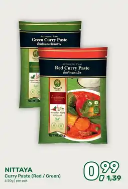 Amazing Oriëntal Nittaya Curry Paste (Red / Green) aanbieding