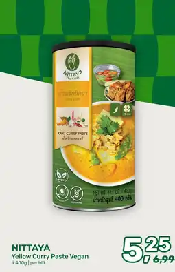 Amazing Oriëntal Nittaya Yellow Curry Paste Vegan aanbieding