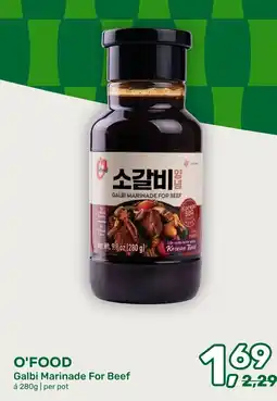 Amazing Oriëntal O'FOOD Galbi Marinade For Beef aanbieding