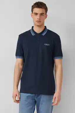 Wehkamp s.Oliver regular polo donkerblauw aanbieding