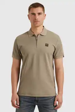 Wehkamp PME Legend regular polo lichtbruin aanbieding