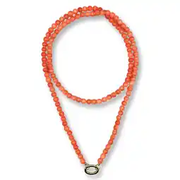 Wehkamp Bonnie Studios gold plated ketting Noah peach aanbieding