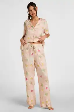 Wehkamp Hunkemöller pyjamabroek lichtroze aanbieding