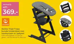 Prenatal Stokke Tripp Trapp bundel kinderstoel met newbornset en babyset aanbieding