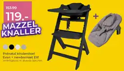 Prenatal Prénatal kinderstoel Evan + newbornset Elif aanbieding