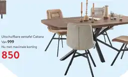 Profijt Meubel Uitschuifbare eettafel Caltana aanbieding