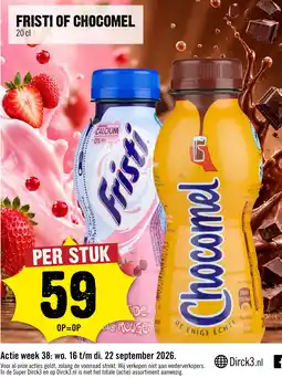 Dirck 3 Fristi of Chocomel aanbieding
