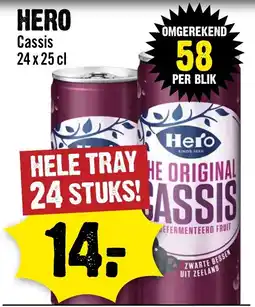Dirck 3 Hero Cassis aanbieding