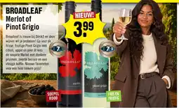 Dirck 3 Broadleaf Merlot of Pinot Grigio aanbieding