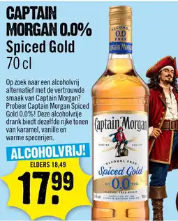 Dirck 3 Captain Morgan Spiced Gold 0.0% aanbieding