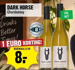 Dirck 3 Dark Horse Chardonnay aanbieding