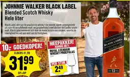 Dirck 3 Johnnie walker black label blended scotch whisky aanbieding
