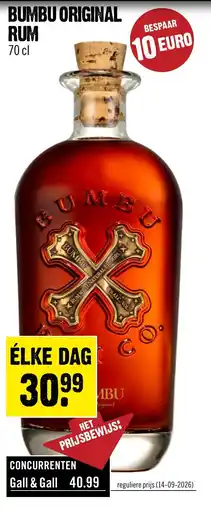 Dirck 3 Bumbu original rum aanbieding