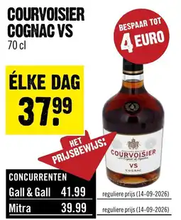 Dirck 3 Courvoisier Cognac VS aanbieding