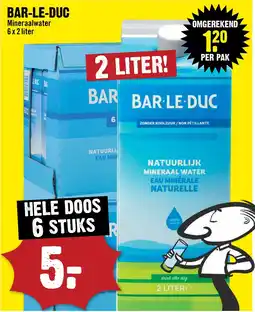 Dirck 3 bar-le-duc mineraalwater aanbieding