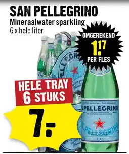 Dirck 3 San pellegrino mineraalwater sparkling aanbieding