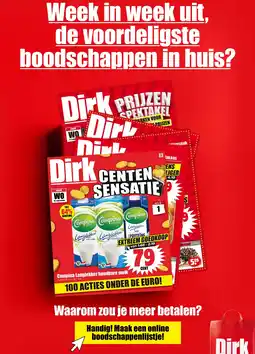 Dirck 3 Campina Langlekker houdbare melk aanbieding
